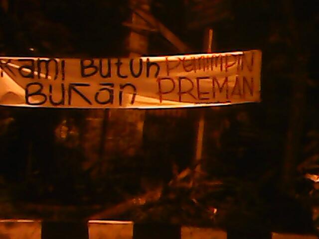 Aspirasi yang hanya dianggap BASi ! warga malang masuk !
