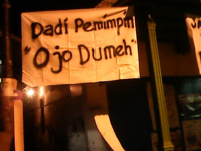 Aspirasi yang hanya dianggap BASi ! warga malang masuk !