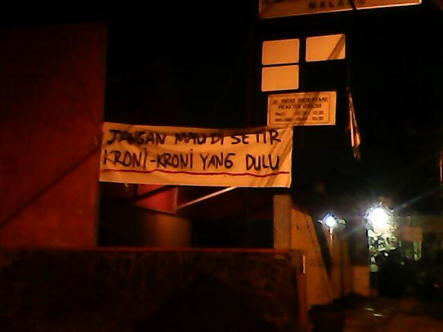 Aspirasi yang hanya dianggap BASi ! warga malang masuk !
