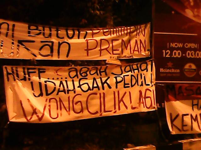 Aspirasi yang hanya dianggap BASi ! warga malang masuk !