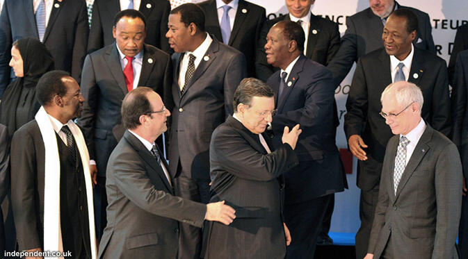 Duh... Presiden Hollande Dicueki Pemimpin Dunia