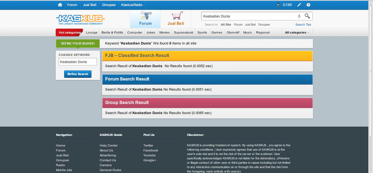 ..: Keabadian Dunia :..