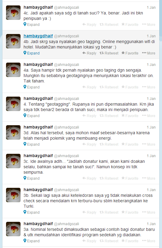 Penyelenggara Titip Doa Dikritik di Twitter. Bagaimana pendapat agan?