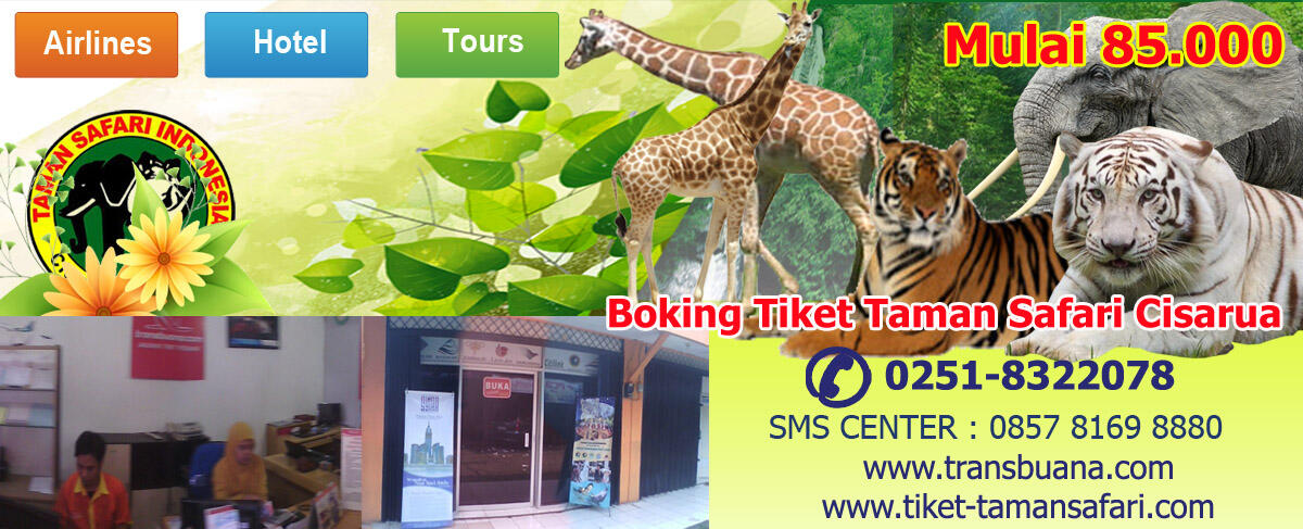 Harga Tiket Taman Safari 2014 Mulai 85.000