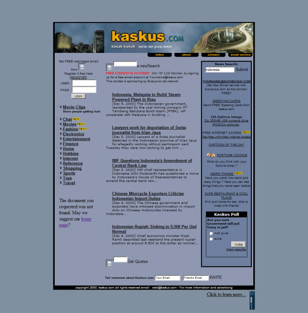 Tampilan Perdana Kaskus...!!&#91;must see&#93;