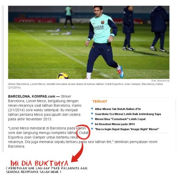 GAN TERNYATA CIPUTAT DIJADIKAN KOMPLEK LATIHAN MESSI DG BARCELONA LHO, CEKIBROT !