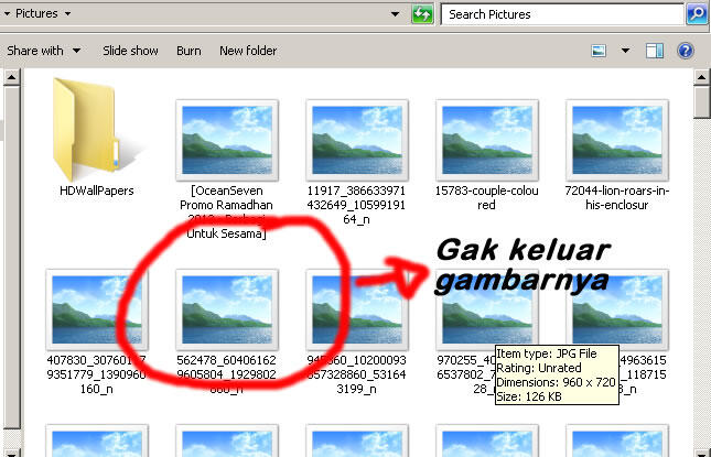 HELP - Folder Gak Keluar Gambarnya