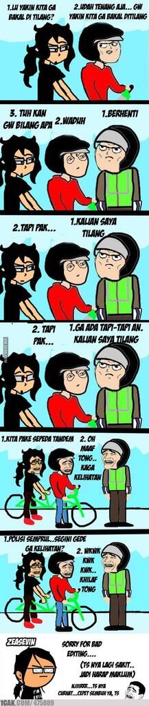 &quot;Si otong kena tilang&quot;