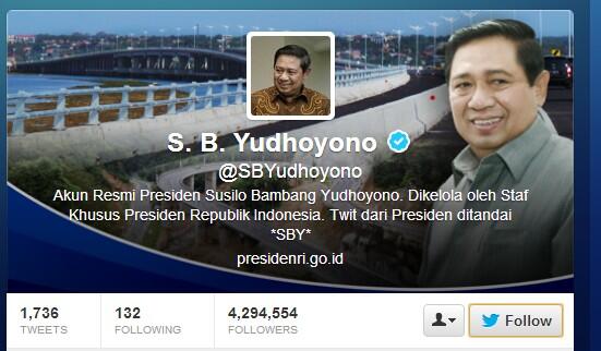 Twitter Pak SBY Pakai Autofollowers ? &#91; Bukti++ &#93;