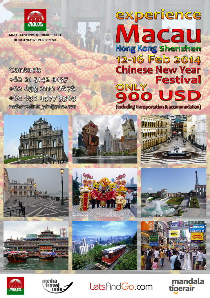 Experience Macau-HongKong-Shenzhen 12-16 Feb 2014 Chinese New Year