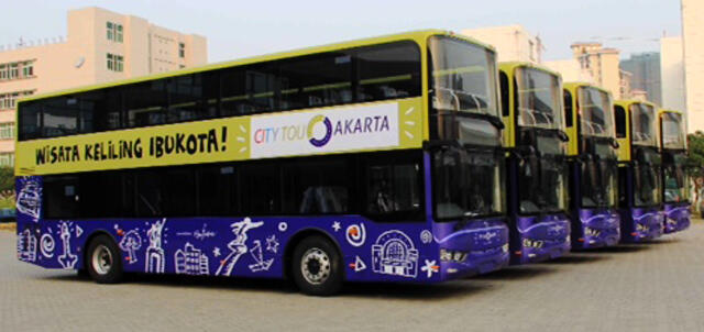 BUS TINGKAT JAKARTA GAN... !!! 