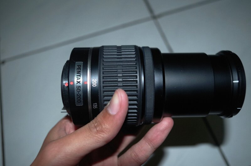 Lensa Pentax SMC DA L 50-200