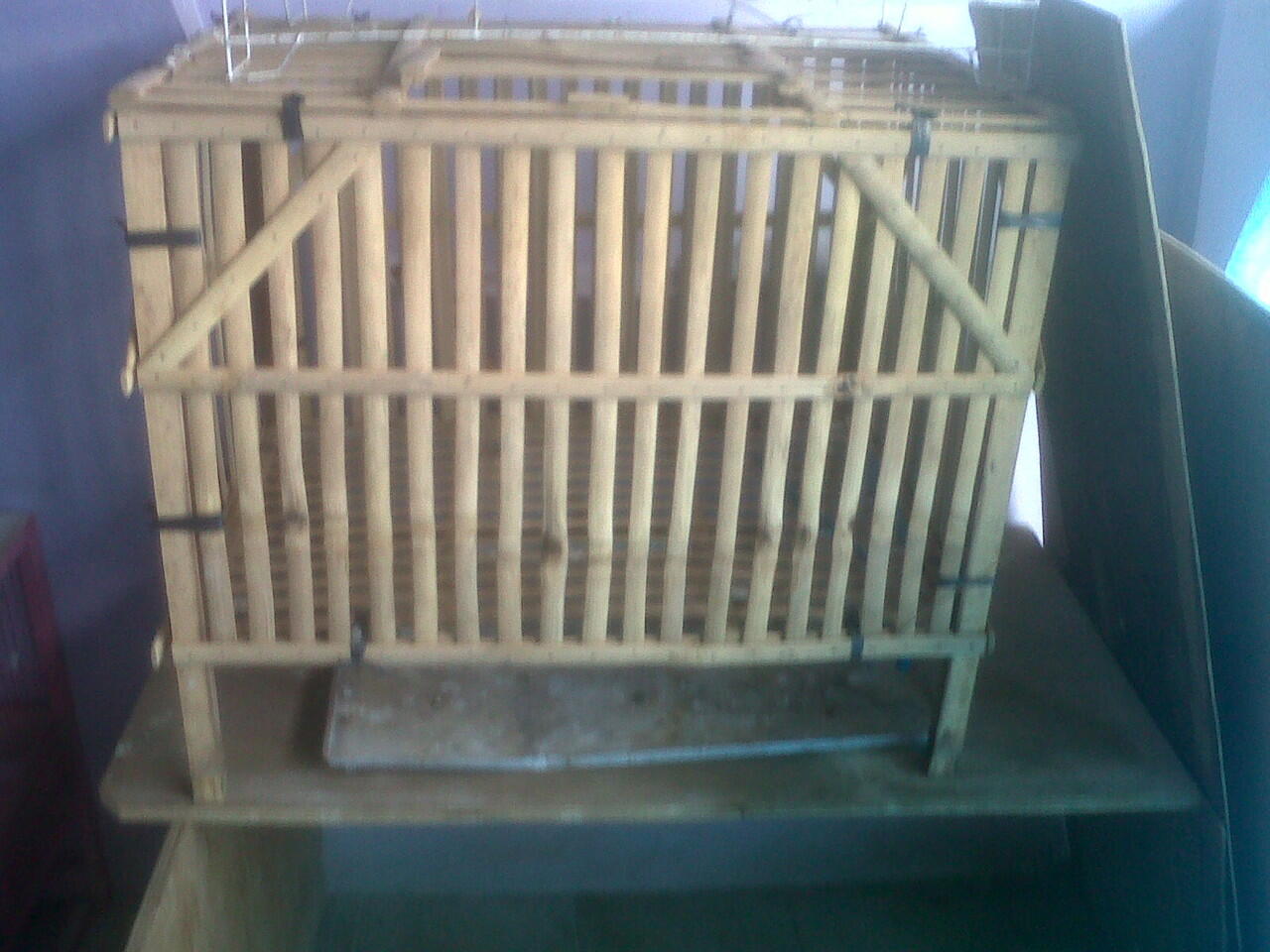 kandang kelinci bambu