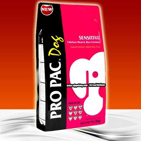 JUAL DOG FOOD PRO PAC SENSITIVE 3 KG