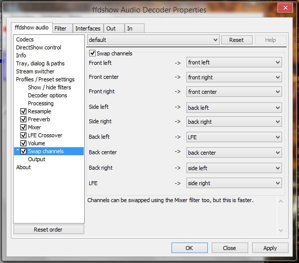 Dolby Headphone/Virtual Speaker 5.1 realtime dengan Graphstudio
