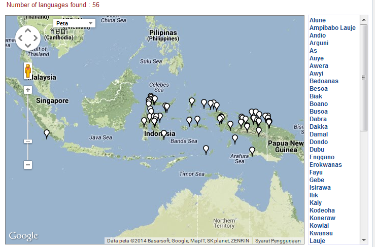 Bahasa-bahasa di Indonesia masuk ke bahasa yang terancam punah menurut data UNESCO