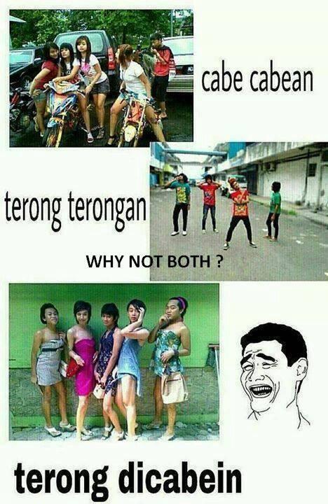 cabe-cabean vs terong-terongan