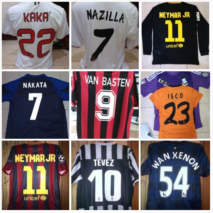 Jersey Grade Ori/Player Issue 2013/2014 LENGKAP + BISA CUSTOM + PALING MURAH DISINI!