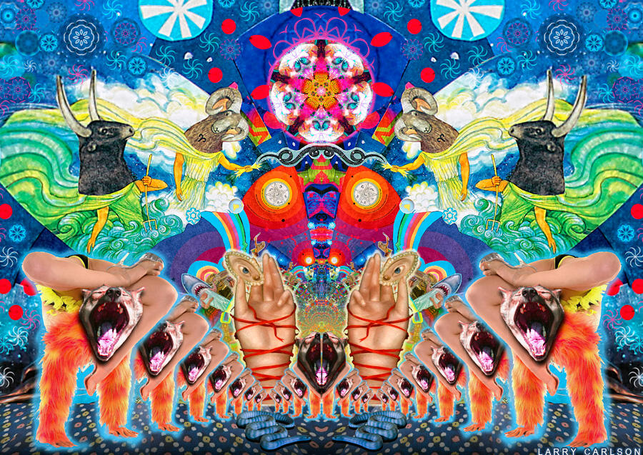 Ni gan ane ngenalin gambar psychedelic karya Larry Carlson