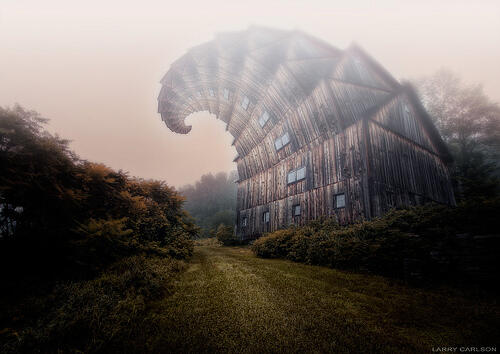 Ni gan ane ngenalin gambar psychedelic karya Larry Carlson
