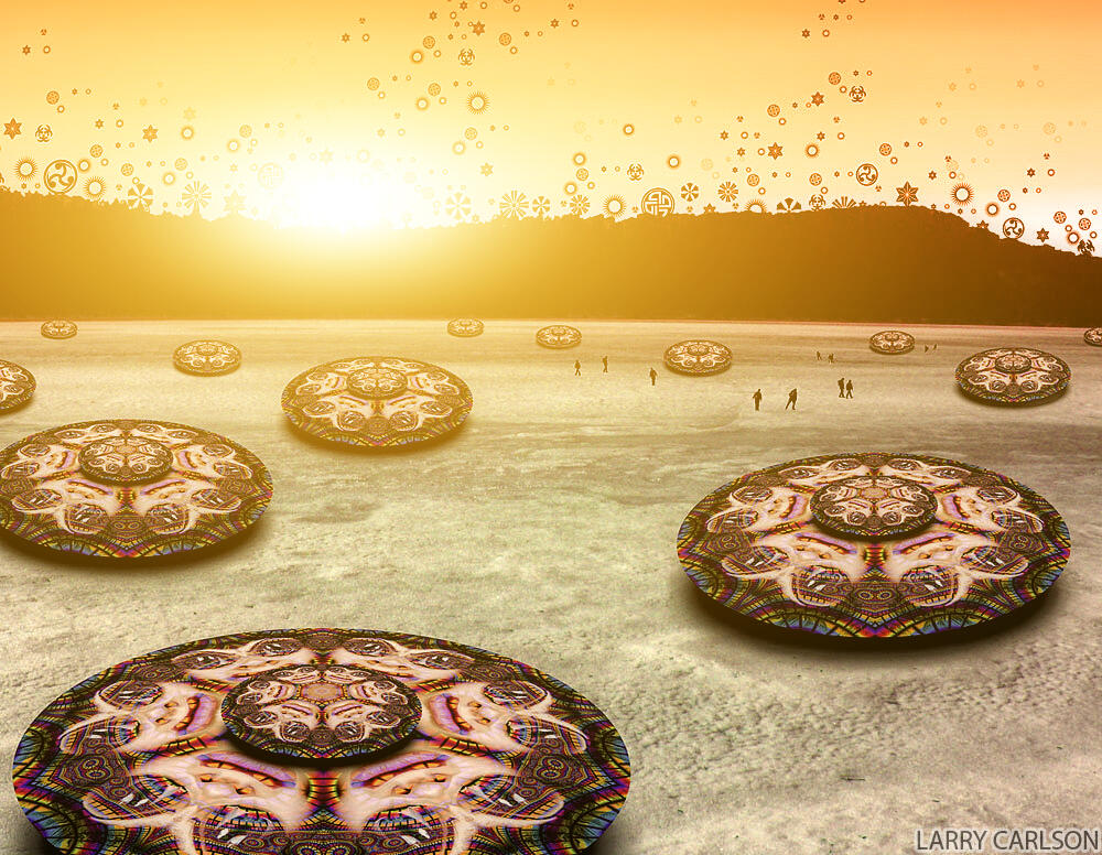 Ni gan ane ngenalin gambar psychedelic karya Larry Carlson