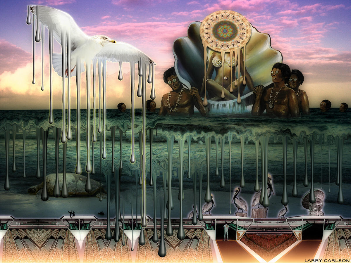 Ni gan ane ngenalin gambar psychedelic karya Larry Carlson