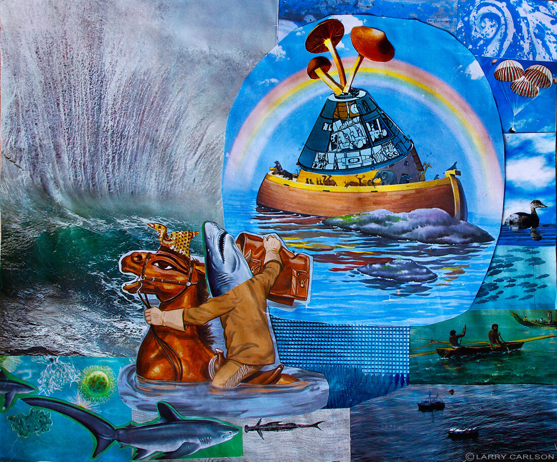 Ni gan ane ngenalin gambar psychedelic karya Larry Carlson