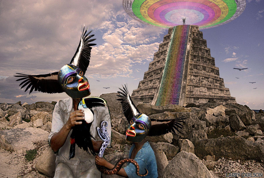 Ni gan ane ngenalin gambar psychedelic karya Larry Carlson