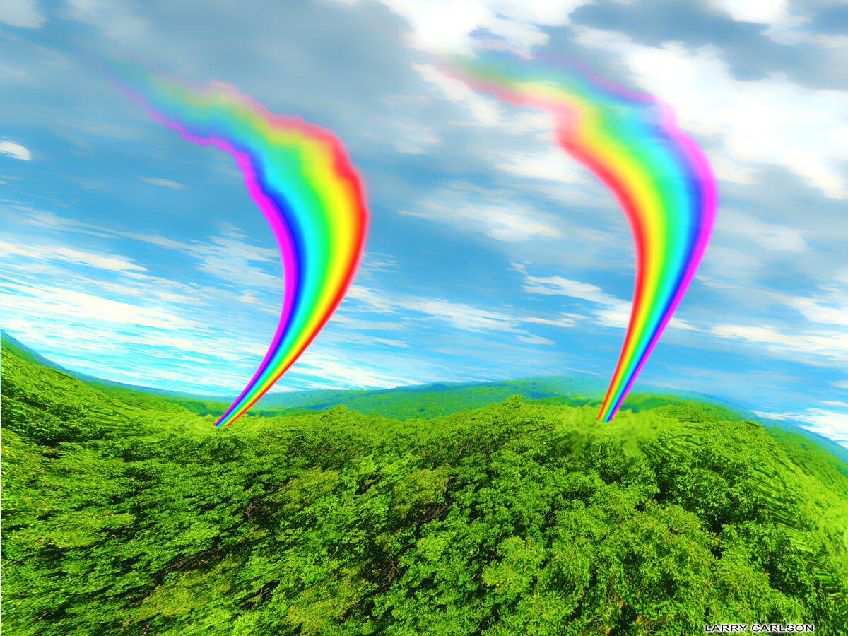Ni gan ane ngenalin gambar psychedelic karya Larry Carlson