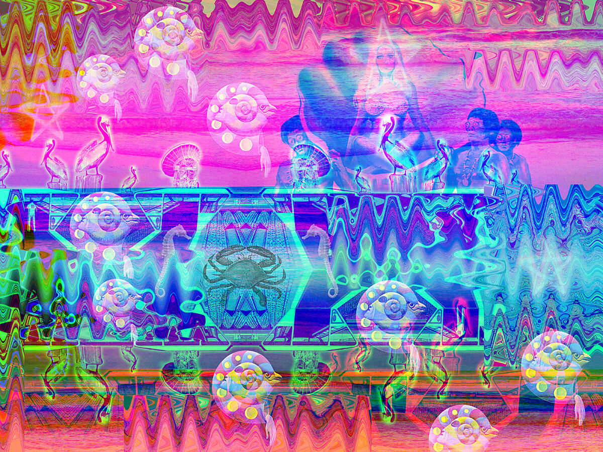 Ni gan ane ngenalin gambar psychedelic karya Larry Carlson