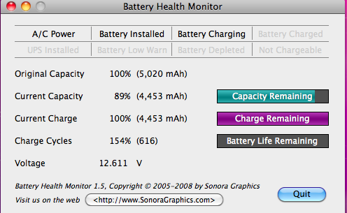 &#91;TANYA&#93; Status Batre Macbook