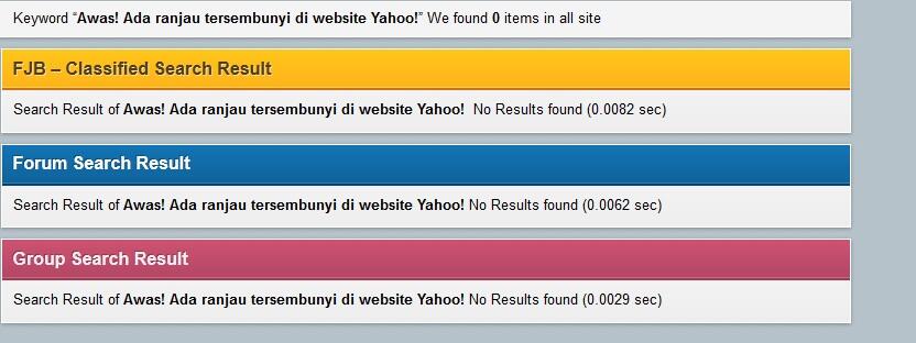 &#91;HOT&#93; Awas! Ada ranjau tersembunyi di website Yahoo Gan!
