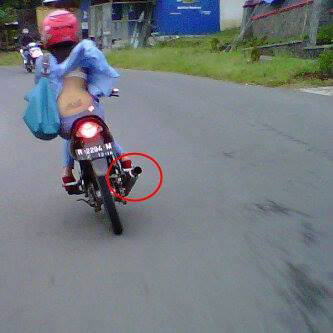 knalpot yang kudu ditilang nii