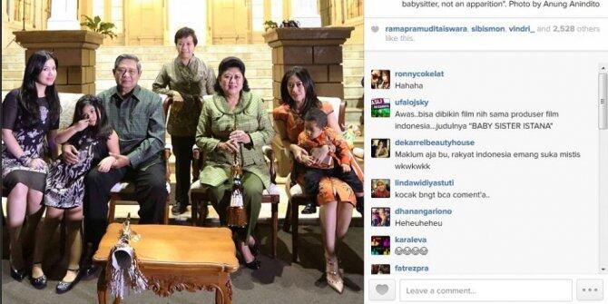 Ibu Ani kenalkan 'penampakan' di Instagram: Suster Karsiah &#91;+PICT&#93;