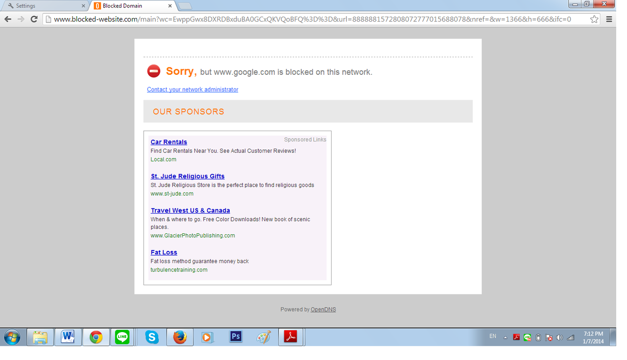 &#91;HELP&#93; abis pake wifi mcd, inet ane kok di block open dns? bantu gan