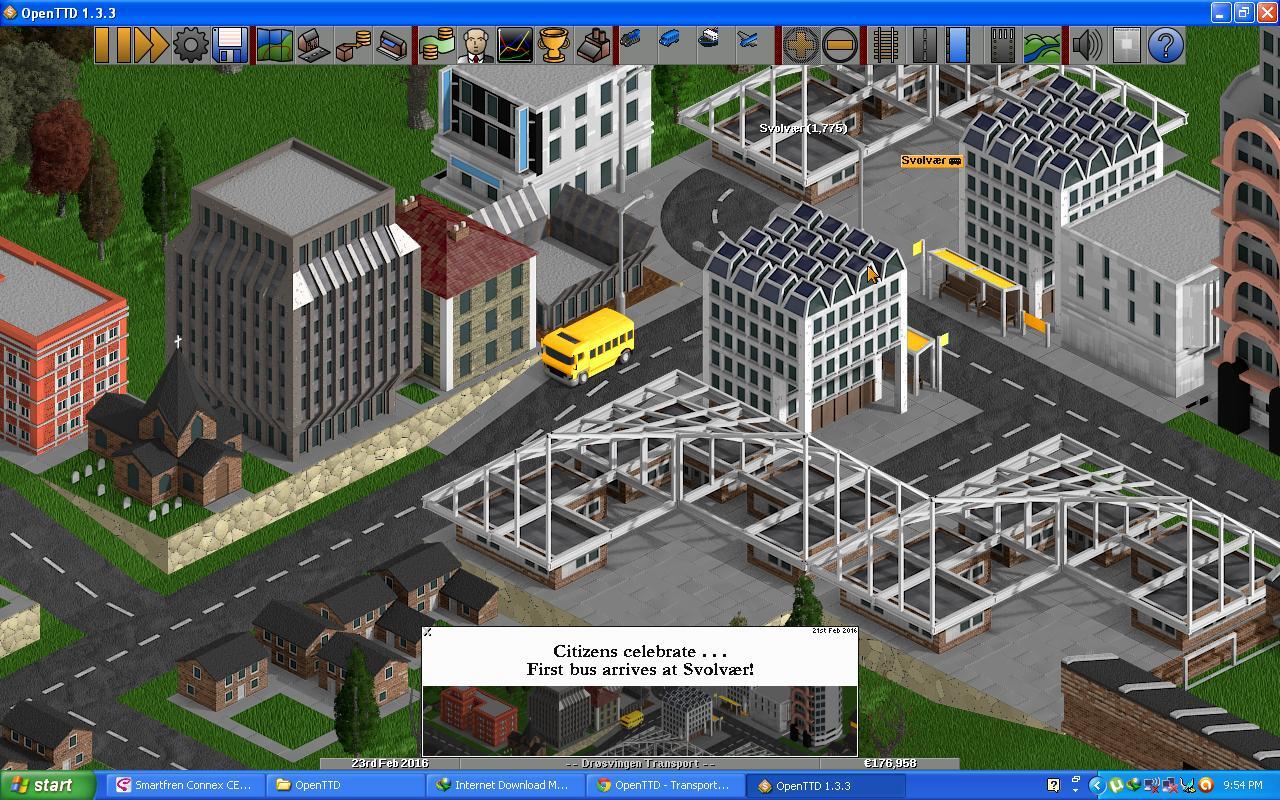 Police department tycoon mod. OPENTTD logo.