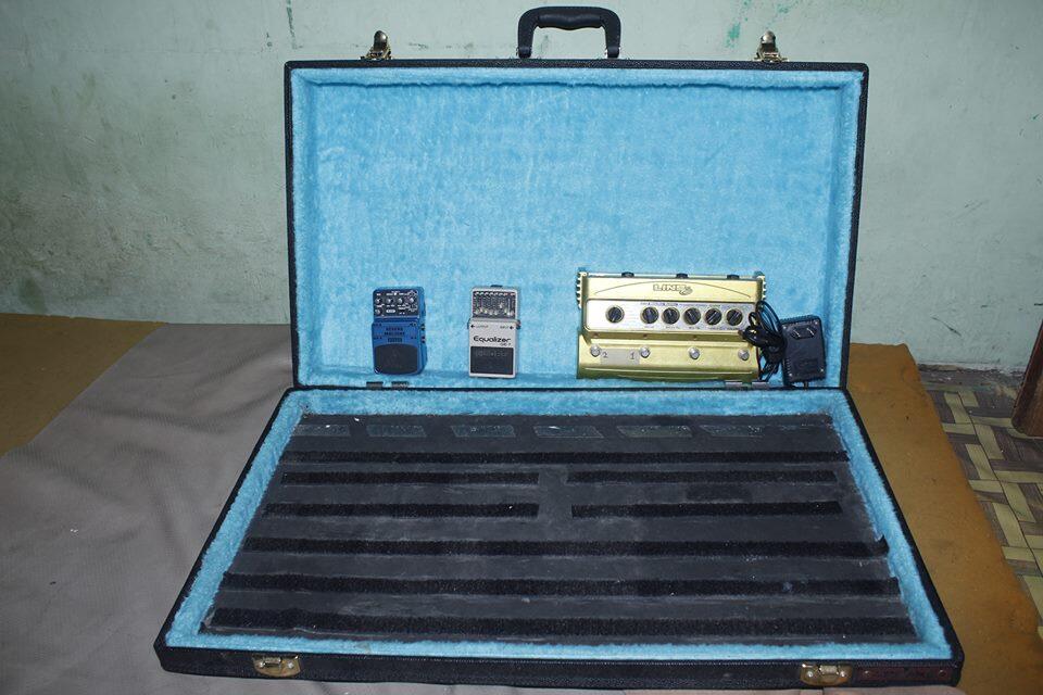 WTS:HARDCASE 70X40 , BOSS GE7 EQUALIZER, BEHRINGER RV600 REVERB, LINE6 DM4 DISTORTION