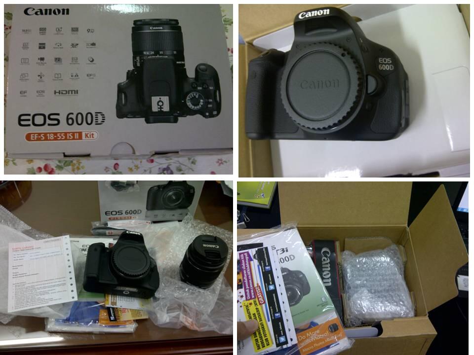 Dijual Canon EOS 600D ( Kit dg Lensa EFS 18-55 IS )