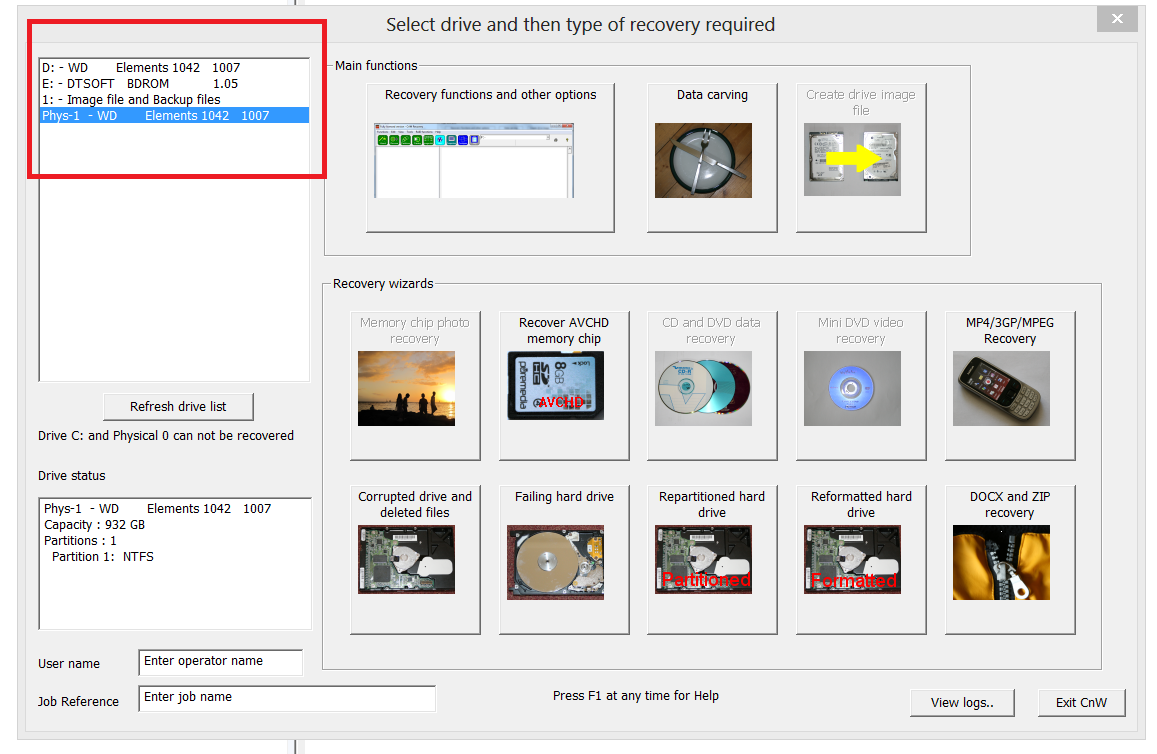 &#91;Tutorial&#93; Data Carving dan Recovery Data dengan CnW Recovery