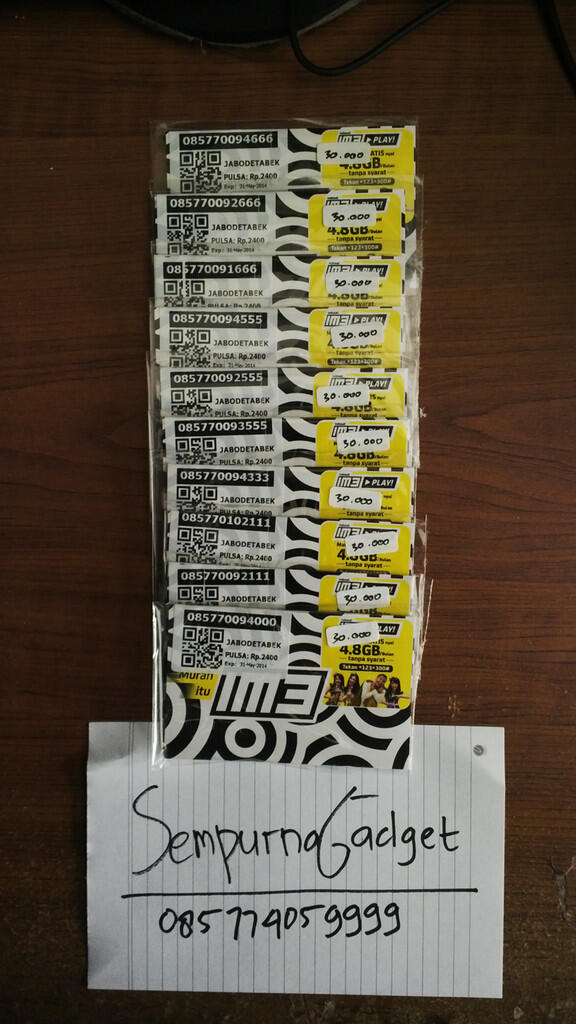 NOMOR CANTIK INDOSAT M3 TRIPLE MURAHHH !!!