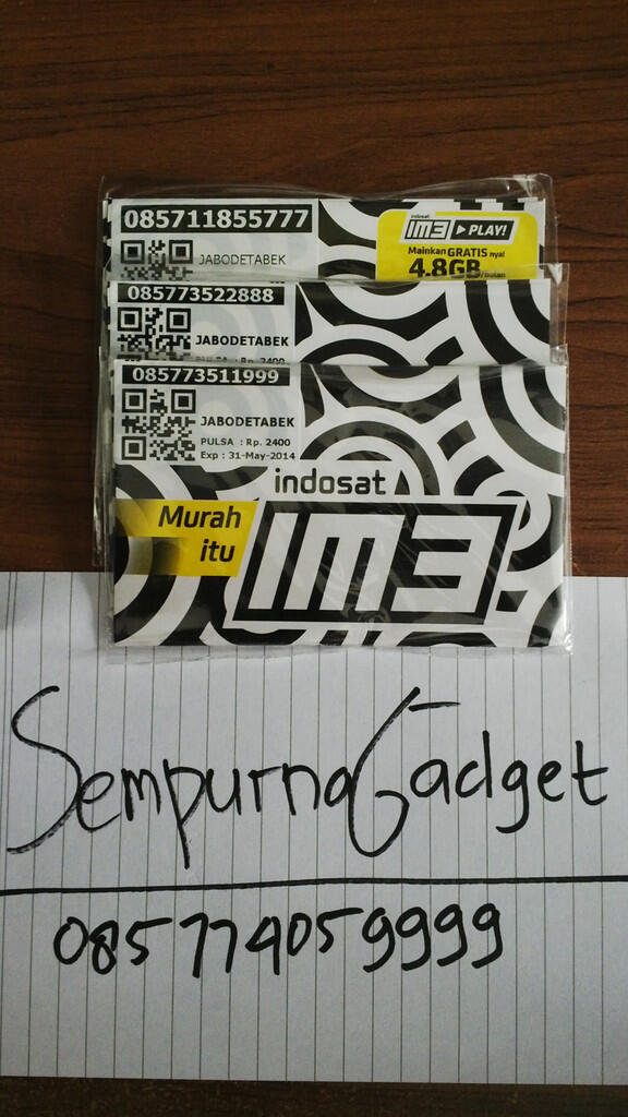 NOMOR CANTIK INDOSAT M3 TRIPLE MURAHHH !!!