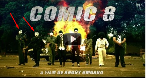 COMIC 8 - Film Indonesia Yang Dibintangi Para Hacker Anonymouse