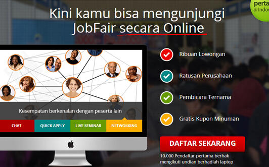Nyari kerja? Kenapa ga ikut Online Job Fair aja!