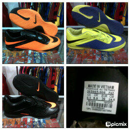 SEPATU FUTSAL REPLIKA ORI ADIDAS & NIKE, ADA MACAM2 JERSEY JUGA. (MITRA SPORT)