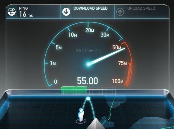 Buat yang suka pake speedtest masuk gan