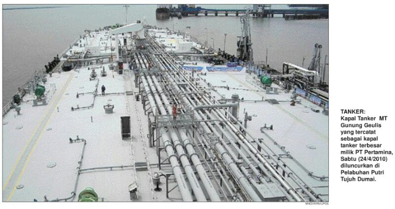 Tanker Pertamina di Lengkapi Sistem ANTI Perompak