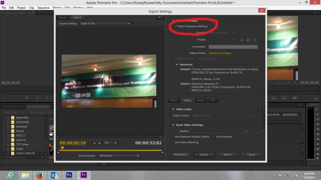 &#91; TIPS n SHARE &#93; Rendering Adobe Premiere 