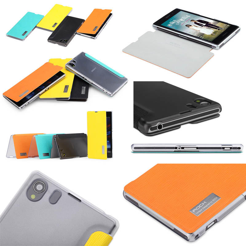 Hard Soft Leather Cover Case SONY XPERIA Z1,Z Ultra,C,ZL,ZR,Z,M,SP,T,J,L,V, Neo L