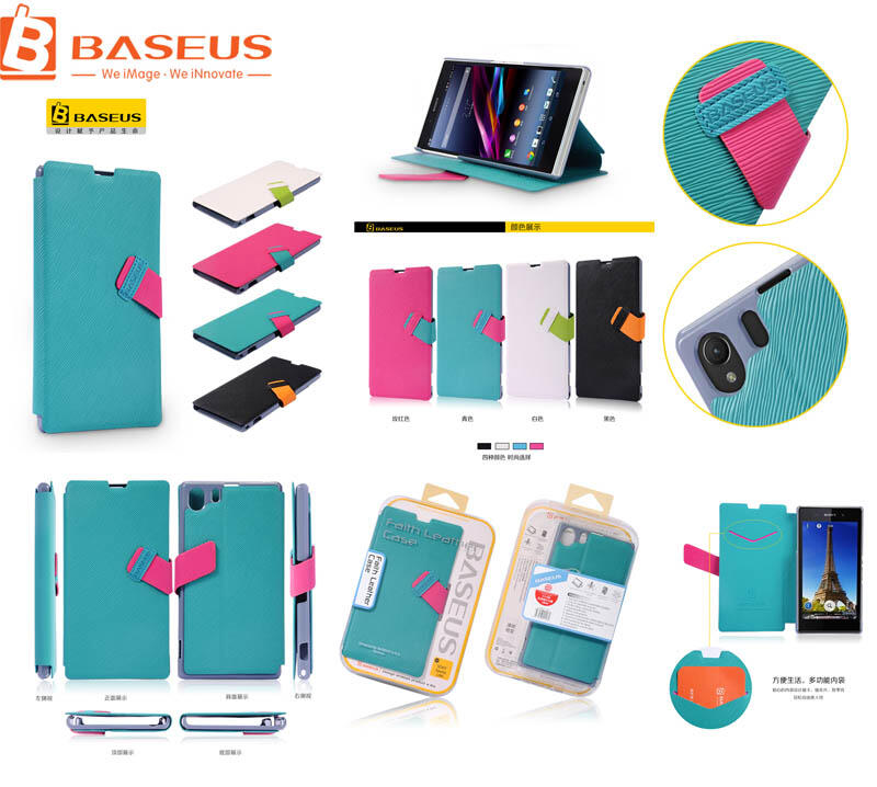 Hard Soft Leather Cover Case SONY XPERIA Z1,Z Ultra,C,ZL,ZR,Z,M,SP,T,J,L,V, Neo L