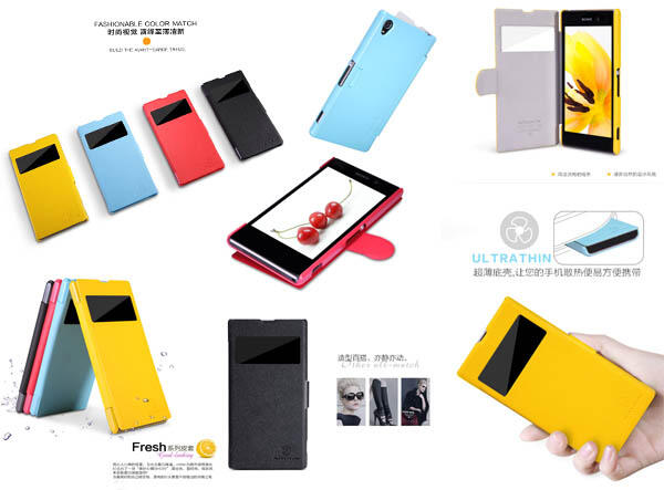 Hard Soft Leather Cover Case SONY XPERIA Z1,Z Ultra,C,ZL,ZR,Z,M,SP,T,J,L,V, Neo L